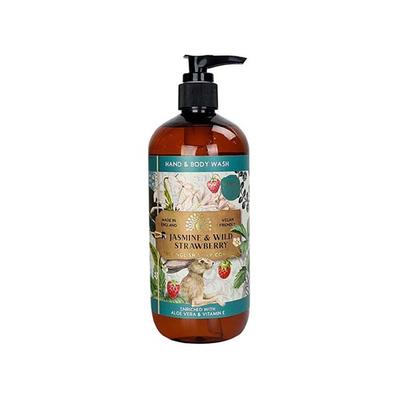 The English Soap Company - Anniversary Jasmine and Wild Strawberry Hand and Body Wash 500 ml - Shower Gels & Body Wash