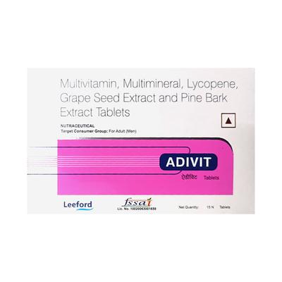 ADIVIT Tablet 15's - Supplements-Vam