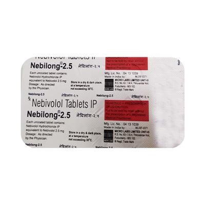 NEBILONG 2.5 Tablet 15's - Hypertension-Bet