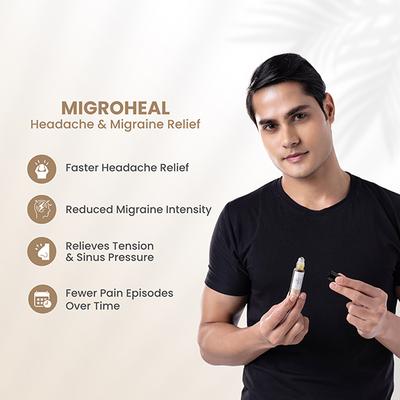 Wholeleaf Headache & Migraine Relief (CBD) Oil 10 ml - Pain Relief (Ayush)