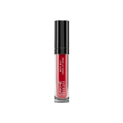 Lakme Absolute Matte Melt Liquid Lip Color - Firestarter Red 6 ml - Liquid Lipsticks