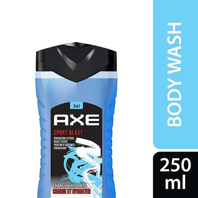 Axe Sports Blast 3 In 1 Body Face & Hair Wash for Men Fragrance 250 ml - Shower Gels & Body Wash