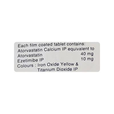 Lipi EZ 40mg Tablet 10'S - High Cholesterol-Dys