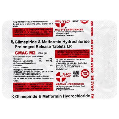 GMAC M 2 Tablet 10's - Diabetes-Ant