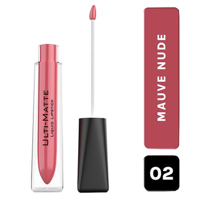Bella Voste Ulti-Matte Liquid Lipstick Mauve Nude (02) 3.7 Ml - Liquid Lipsticks