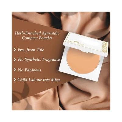 Just Herbs Mattiying & Hydrating Spf 15 Compact Powder & Vitamin E For Women, Porcelain 9gm - Compact Powder