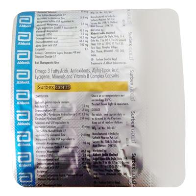 SURBEX GOLD Capsule 15's - Supplements-Vam