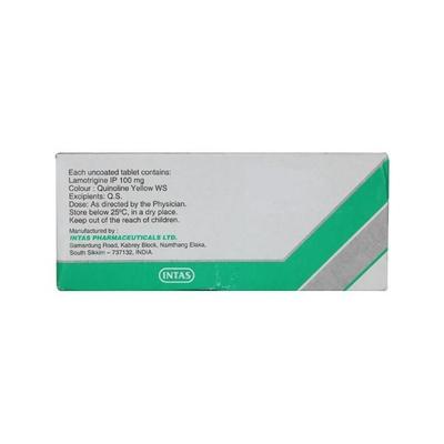 Lamez 100mg Tablet 10'S - Epilepsy/Convulsion-Ant