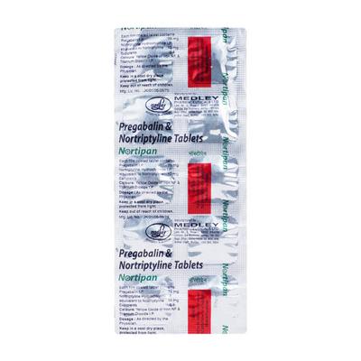 Nortipan Tablet 10'S - Neuropathic Pain-Dru