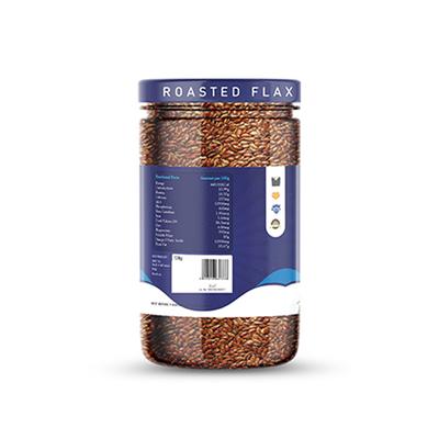 The Food Folks Roasted Flax Seeds (Pack of 3 x 120 gm) - Nutritional Bars