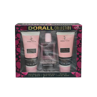 Dorall Collection Ville D L'Amour Gift Set (Edt 30ml + Hand and Body Lotion 50ml + Shower Gel 50ml) 1's - Men Perfumes (Edt/Edp)