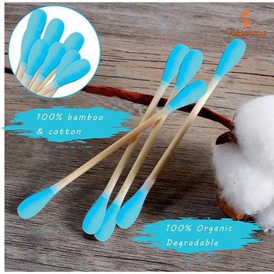 Majestique Ear Cleaner Buds Cotton Swab Stick 1000 Tips- Spiral/Round Head No Plastic Packaging, 100% Biodegradable 1's - Cotton Buds & Balls