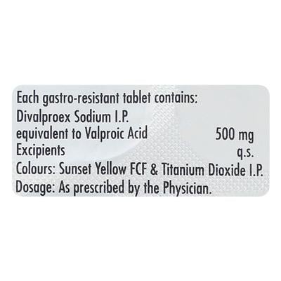 Valance 500mg Tablet 15'S - Epilepsy/Convulsion-Ant