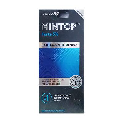 MINTOP FORTE 5% NEW PACK HAIR REGROWTH FORMULA Solution 60ml - Hair Loss-Oda