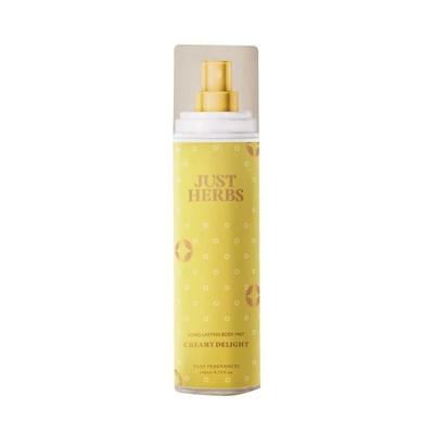 Just Herbs Body Mist Spray for Men and Women With , Creamy Delight 140 ml - Body Mist/Spray