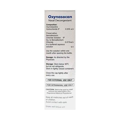 OXYNASOCAN ADULT Nasal Spray 10ml - Nasal Congestion-Nas
