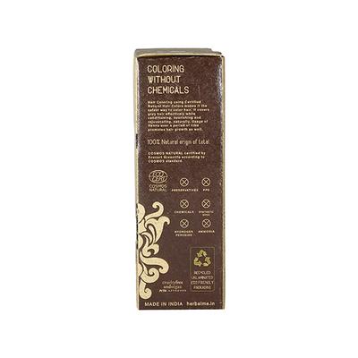 Herbal Me Certified 100% Natural Deep Brown - Henna Hair Color 200 gm - Powder