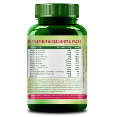 Himalayan Organics Plant Based Collagen Builder Vegetarian capsule 90's - Hair & Skin