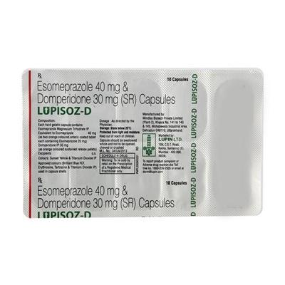 Lupisoz D Capsule 10'S - Ulcer/Reflux/Flatulence-Aaa