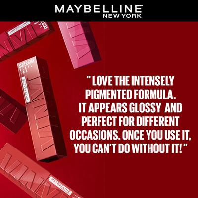 Maybelline New York Super Stay Vinyl Ink Liquid Lipstick, 20 Coy 4.2ml - Lipsticks