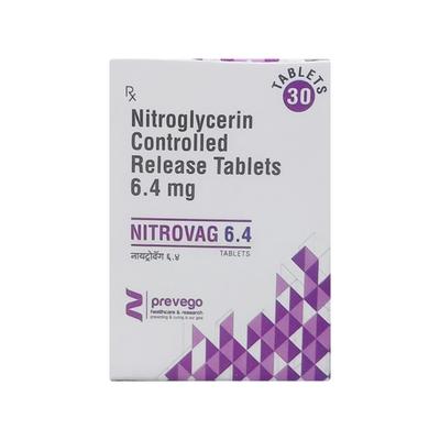 NITROVAG 6.4 Tablet 30's - Angina