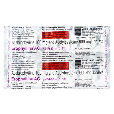 EROPHYLLINE AC Tablet 10's - Asthma/COPD-Ast