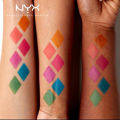 NYX Professional Makeup Ultimate Edit Petite Shadow Palette - Brights 1.2 gm - Eyeshadow, Bases & Primers