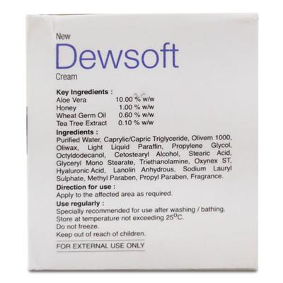 Dewsoft New Cream 50gm - Dry Skin-Emo