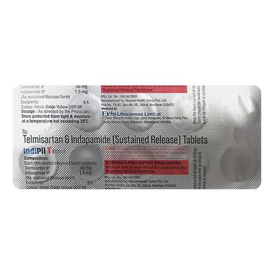 INDIPIL T Tablet 10's - Hypertension-Ana