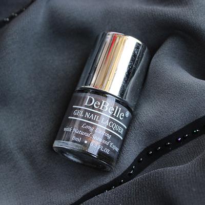 DeBelle Gel Nail Lacquer Copper Glaze Dark Grey Nail Polish 8 ml - Nail Polish