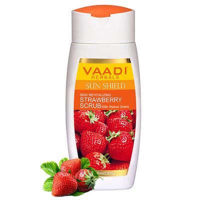 Strawberry Scrub Lotion With Walnut Grains 110 ml - Face Scrubs