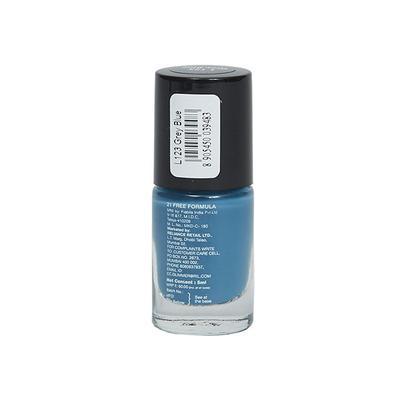 Glimmer Nail Polish Grey Blue 5 ml - Nail Polish