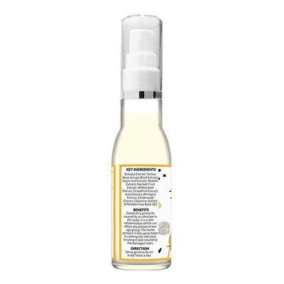 Mirah Belle - Anti Dandruff Hair Spray - Vetiver Root and Shikakai - Paraben Free 100 ml - Hair Sprays & Mists