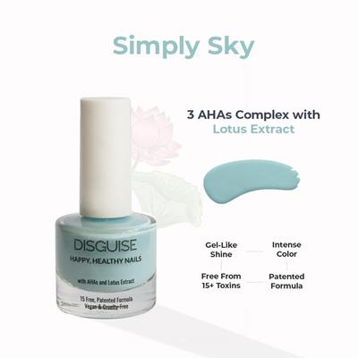 DISGUISE HAPPY HEALTHY NAIL POLISH, Simply Sky 119 9 ml - Nail Polish