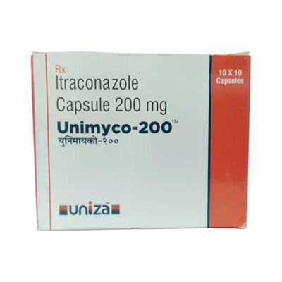 UNIMYCO 200 Capsule 10's - Fungal Infections-Anf