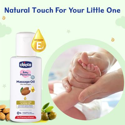Chicco Baby Moments Massage Oil 100 ml - Creams, Lotions & Oils