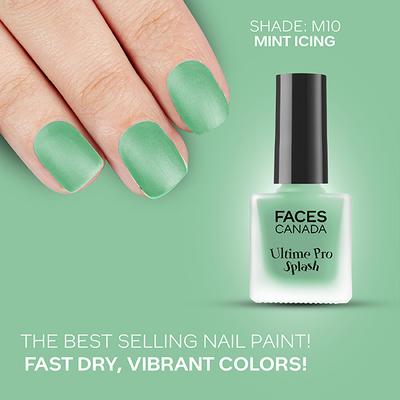 Facescanada Ultime Pro Splash Nail Enamel Mint Icing M10 8ml - Nail Polish
