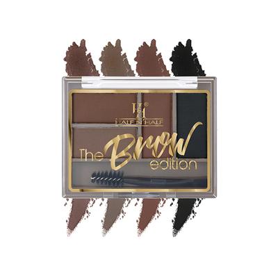 Half N Half The Brow Addition Eyebrow Enhancer Palette with Sleek Spoolie Brush, Classic Arch-04 8 g - Eyebrow Pencils & Enhancers