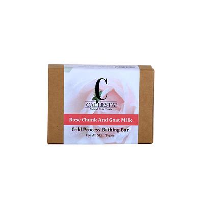 Callesta Rose Chunk and Goat Milk Nourishing Soap 100 gm - Soaps