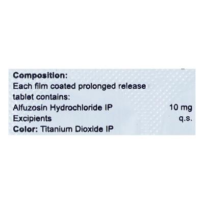 Alfugress 10mg Tablet 10'S - Bladder And Prostate Disorders-Dru