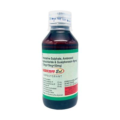 CADICOFF EXL Syrup 100ml - Cough And Cold-Cou