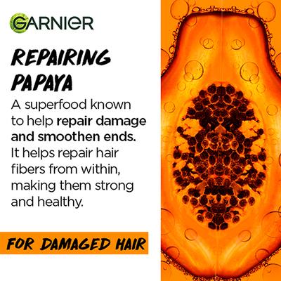 Garnier Fructis Hair Food - Reparing Papaya Shampoo For Damaged Hair 350 ml - Shampoos