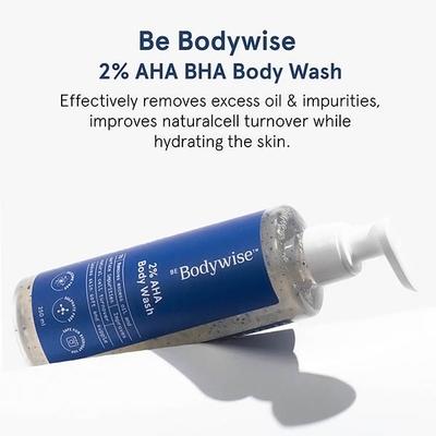 Be Bodywise 2% Aha Body Wash For Intense Hydration 250 ml - Shower Gels & Body Wash