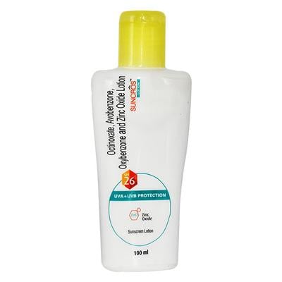 Suncros Sunscreen SPF 26 Lotion 100ml - Sunscreen Preparations-Emo
