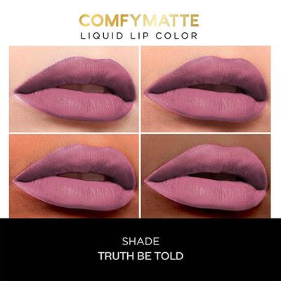 Faces Canada Comfy Matte Mini Liquid Lipcolor- 08 For The Win + 09 Truth Be Told 2.4ml each 2's - Liquid Lipsticks