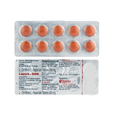 Lornit 500mg Tablet 10'S - Liver Disease