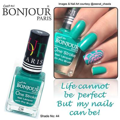 Bonjour Paris Coat Me Satin Matte Nail Polish - Jade Green 9 ml - Nail Polish