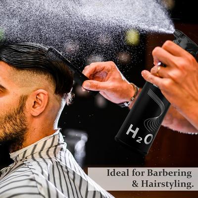 Vega Professional Hair Spray Bottle for Hairstyling, Cleaning, Salons, Empty Spray Bottle, Black (VPHSB-04) 1's - Others