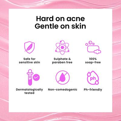 Foxtale Oil and Acne Control Face Wash - Fights Acne, Calms Skin, No Dryness 150 ml - Face Wash & Cleansers
