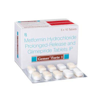 Gemer Forte 1mg Tablet 10'S - Diabetes-Ant